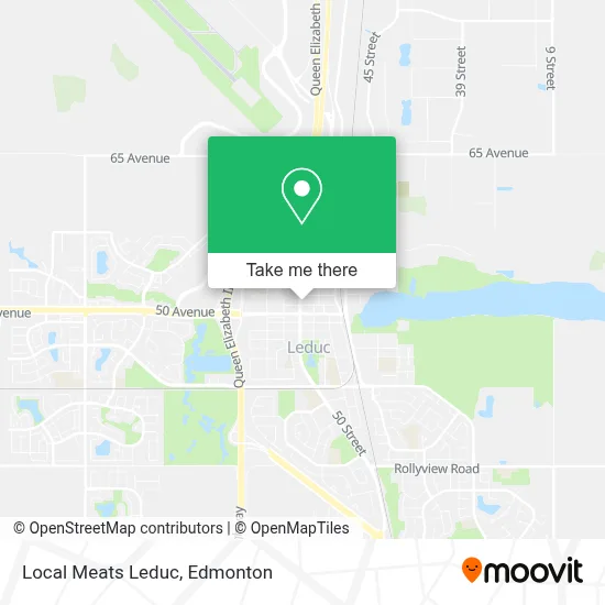 Local Meats Leduc map