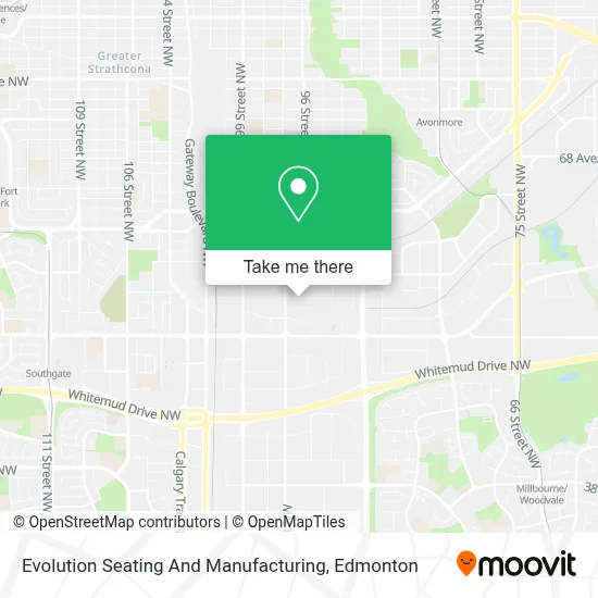 Evolution Seating And Manufacturing map