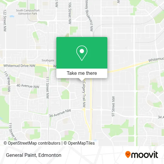 General Paint map