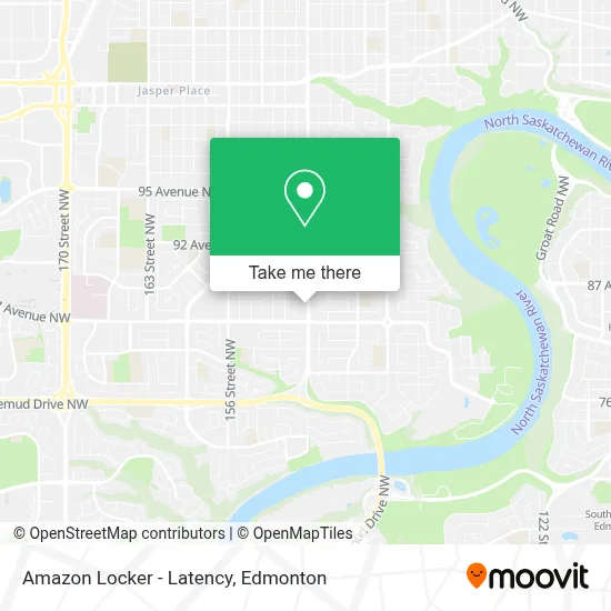 Amazon Locker - Latency map