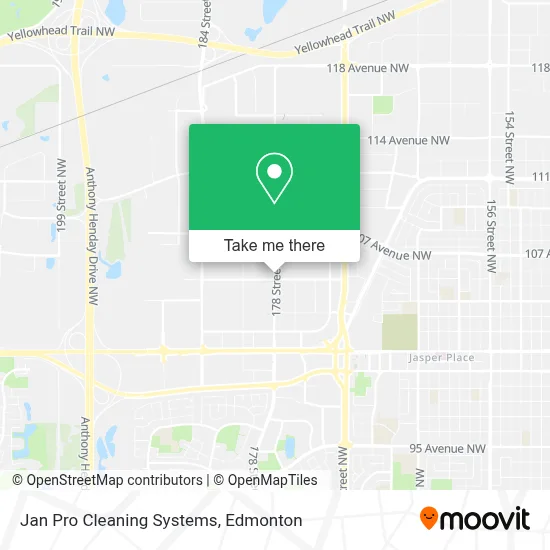 Jan Pro Cleaning Systems map