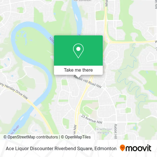 Ace Liquor Discounter Riverbend Square map