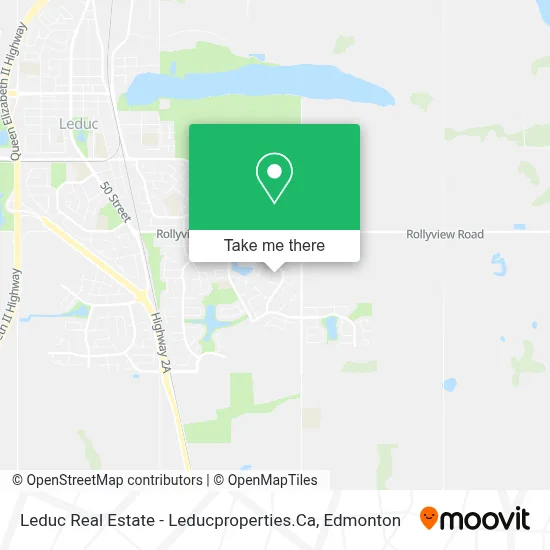 Leduc Real Estate - Leducproperties.Ca map