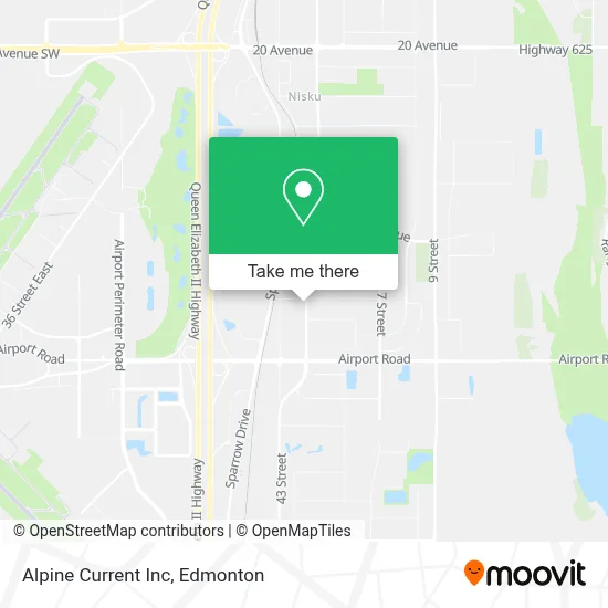Alpine Current Inc map