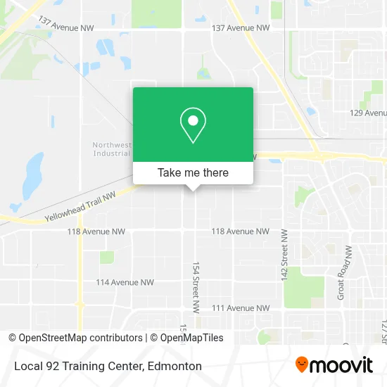 Local 92 Training Center map