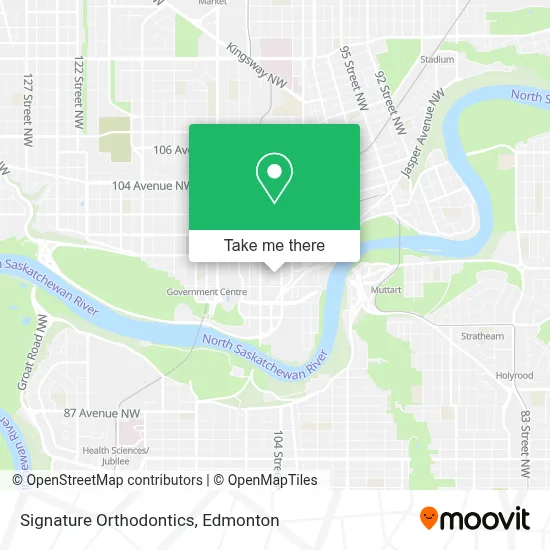 Signature Orthodontics map