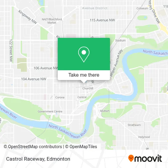 Castrol Raceway map
