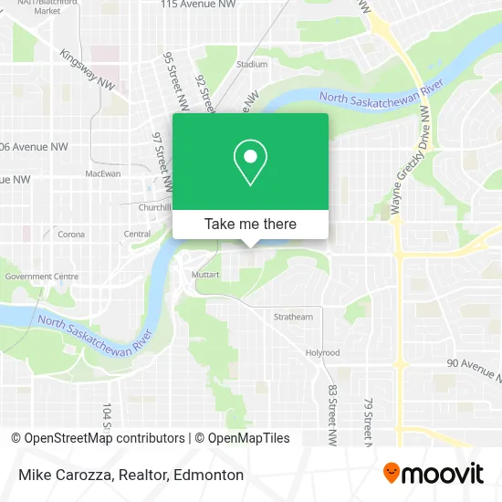 Mike Carozza, Realtor map