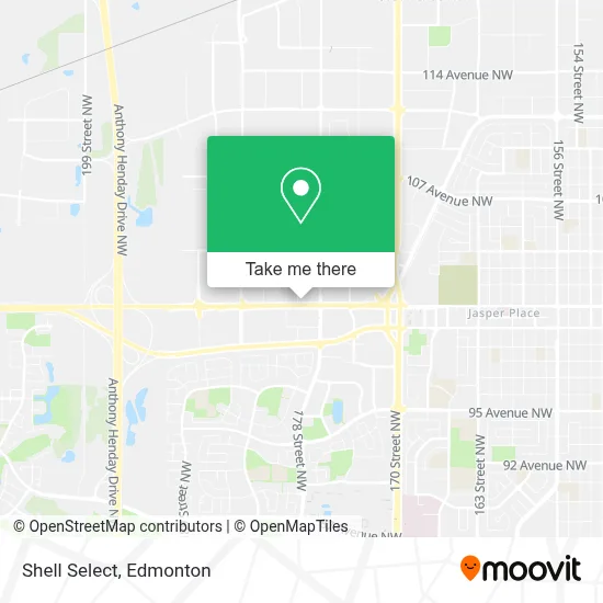 Shell Select map