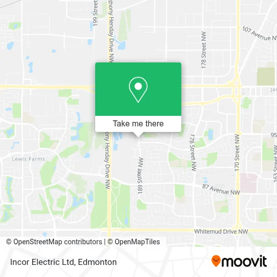 Incor Electric Ltd map