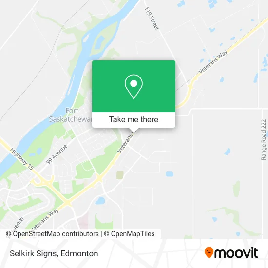 Selkirk Signs map