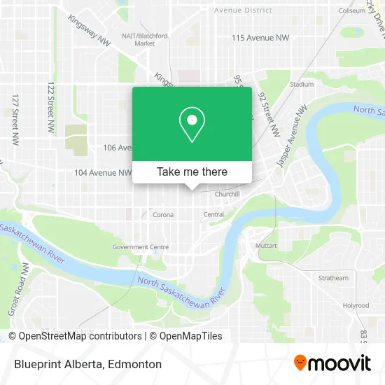 Blueprint Alberta map