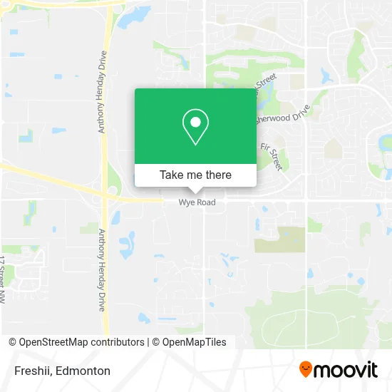 Freshii map