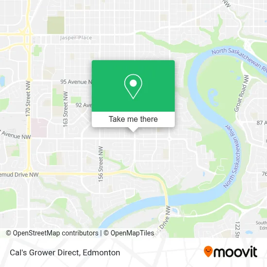 Cal's Grower Direct map