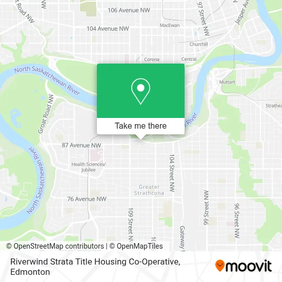 Riverwind Strata Title Housing Co-Operative map