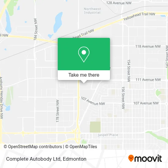 Complete Autobody Ltd map