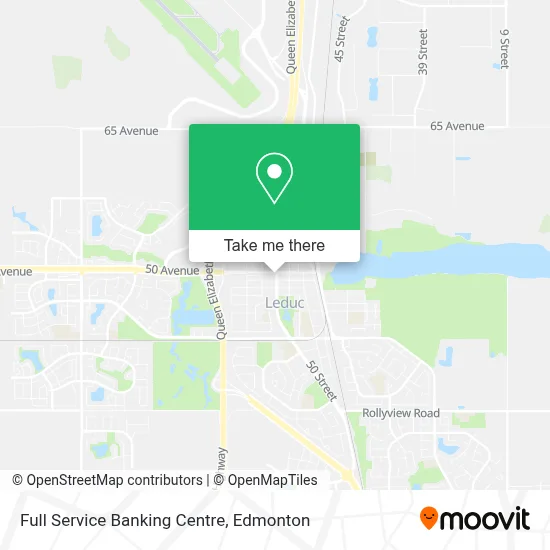 Full Service Banking Centre map