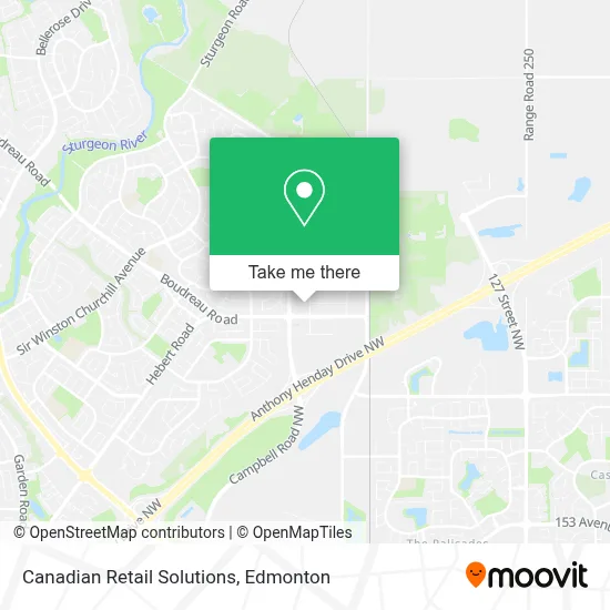 Canadian Retail Solutions map