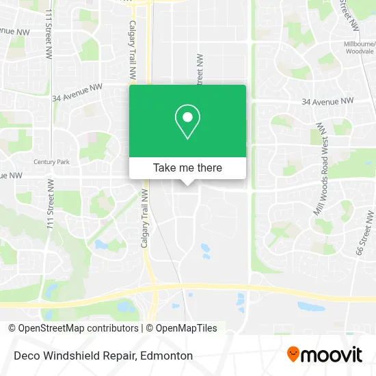 Deco Windshield Repair map