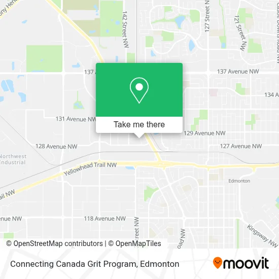 Connecting Canada Grit Program map