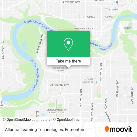 Allantra Learning Technologies map