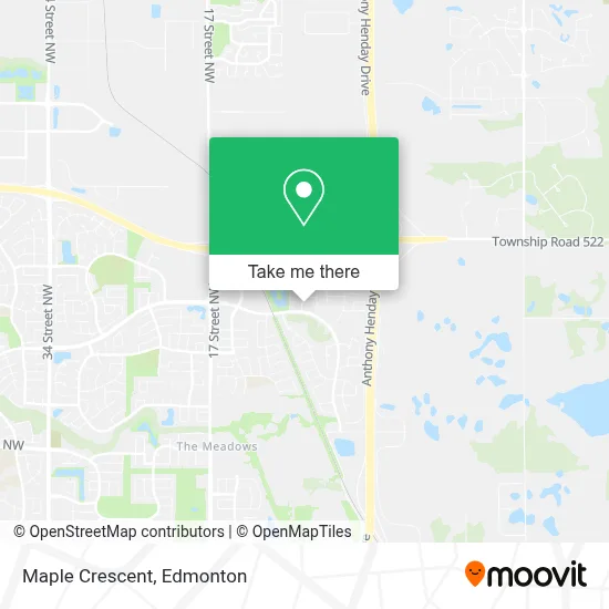 Maple Crescent map