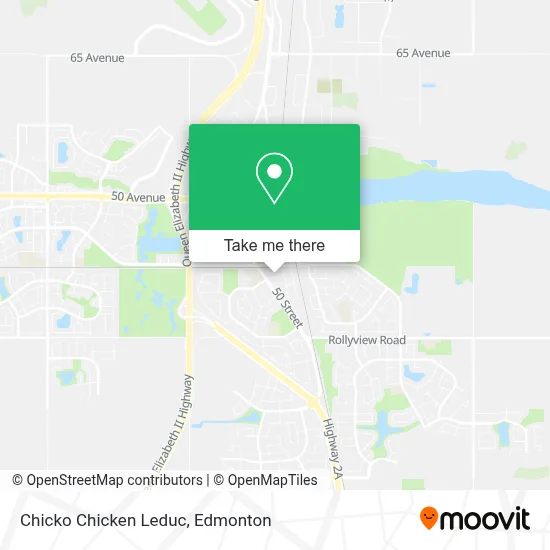 Chicko Chicken Leduc map