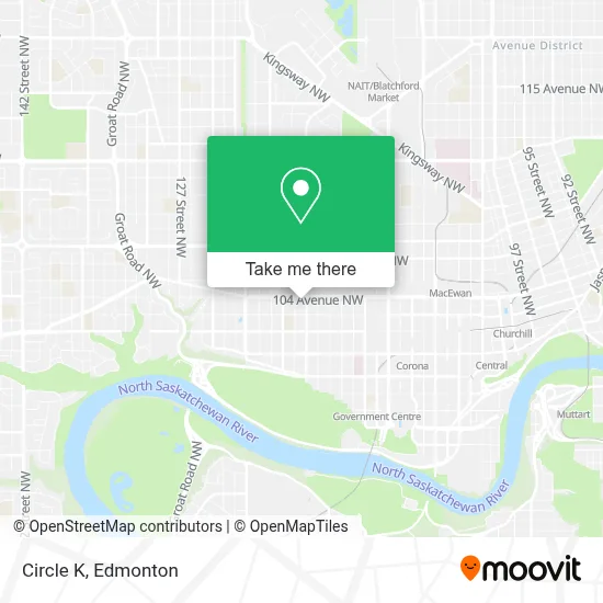 Circle K map