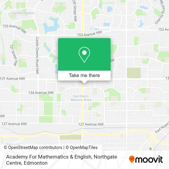 Academy For Mathematics & English, Northgate Centre map