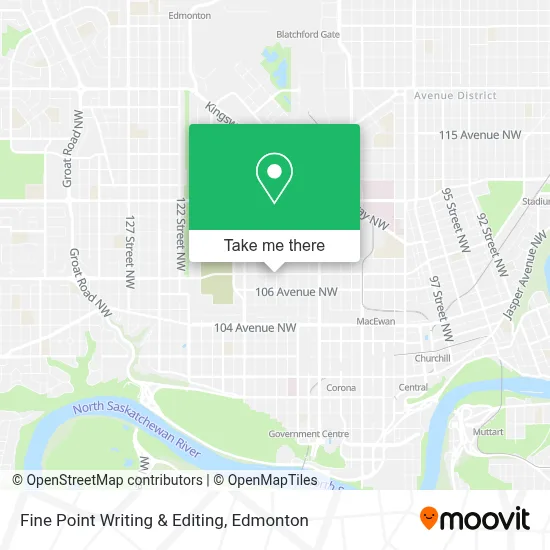 Fine Point Writing & Editing map