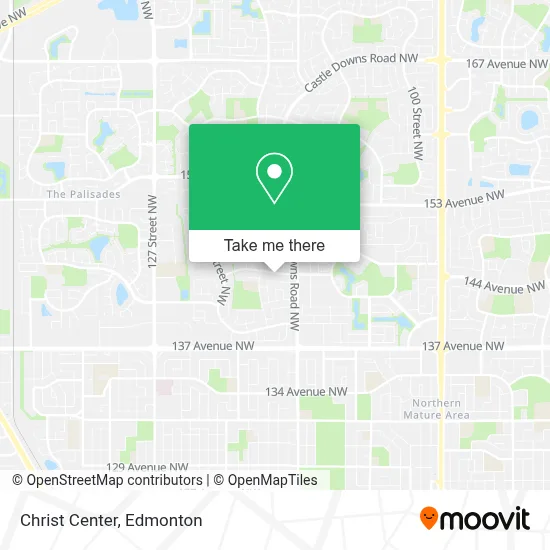 Christ Center map