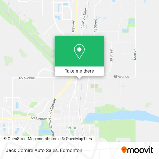 Jack Comire Auto Sales map