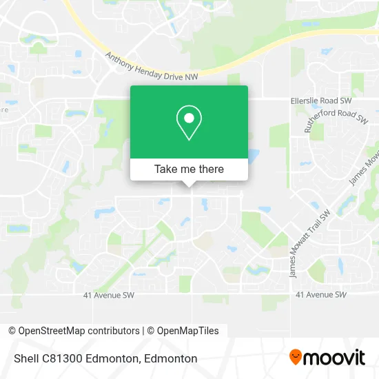 Shell C81300 Edmonton map