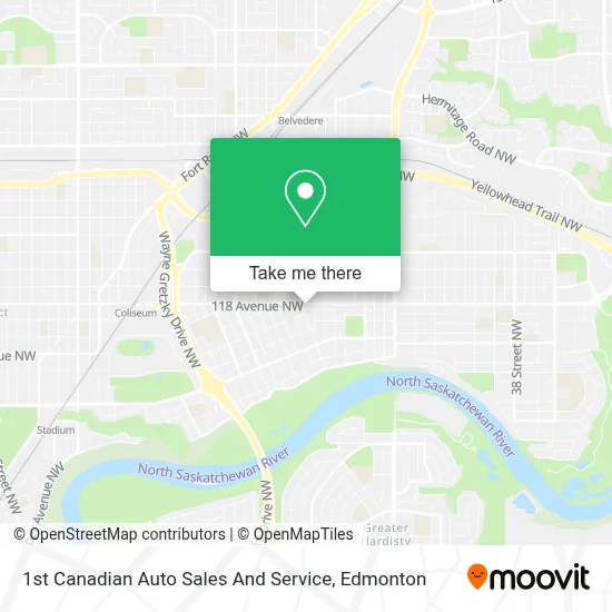 1st Canadian Auto Sales And Service map