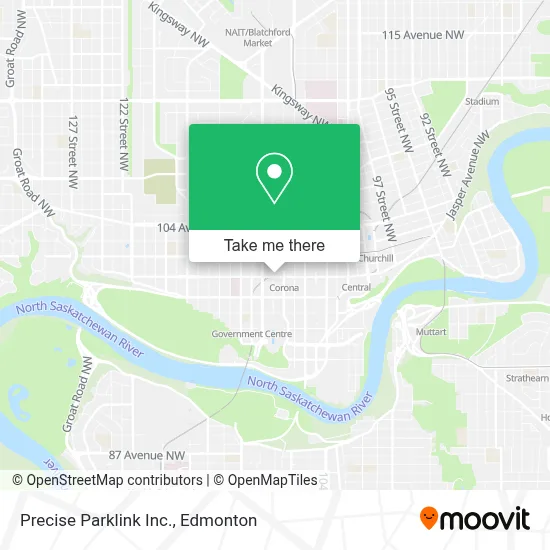 Precise Parklink Inc. map