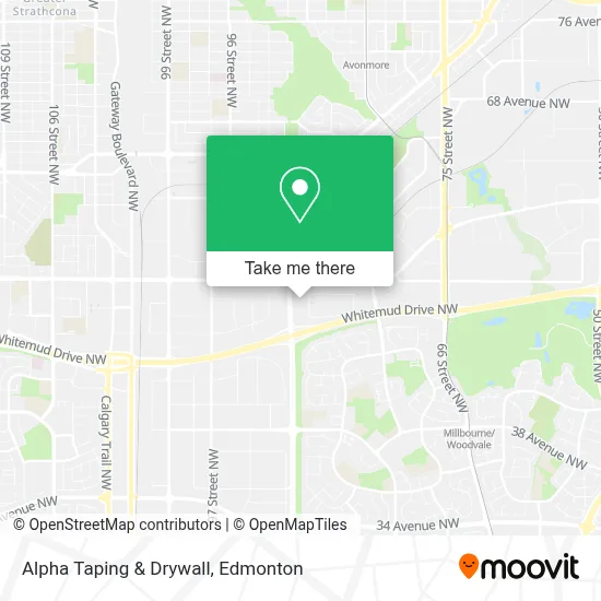 Alpha Taping & Drywall map