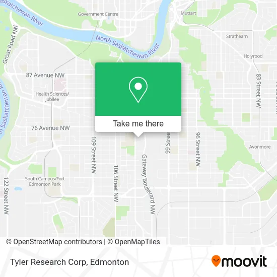 Tyler Research Corp map