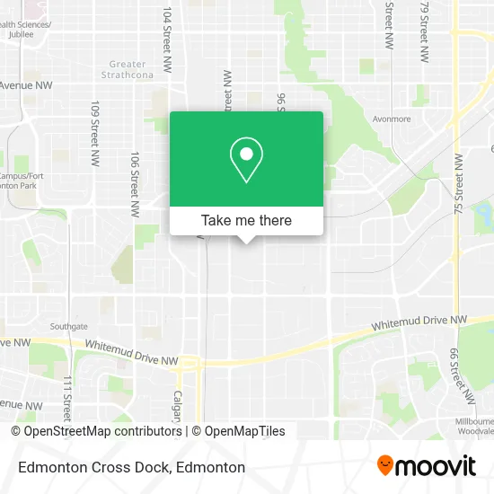 Edmonton Cross Dock map