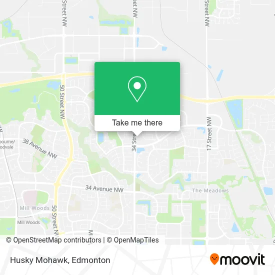 Husky Mohawk map