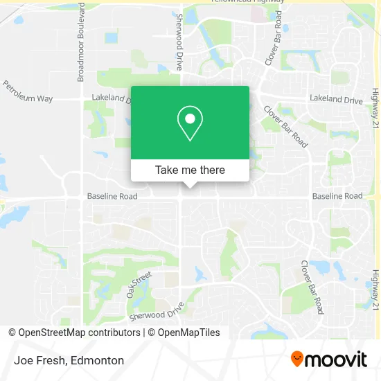 Joe Fresh map
