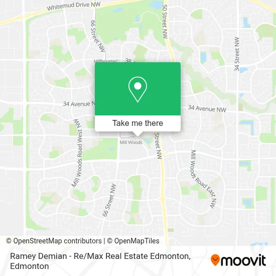 Ramey Demian - Re / Max Real Estate Edmonton map