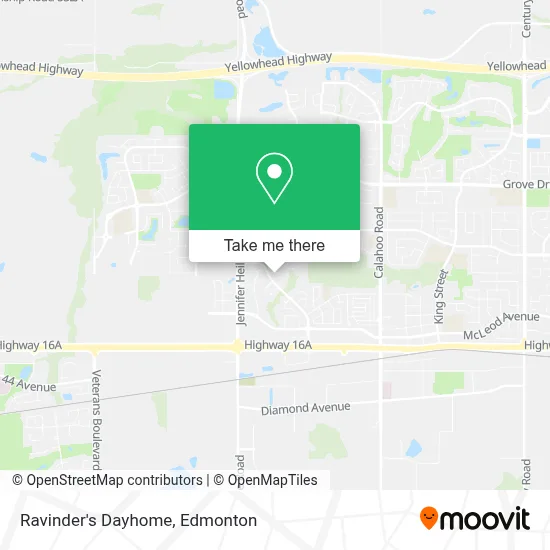 Ravinder's Dayhome map