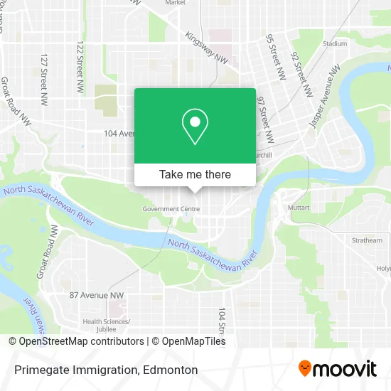 Primegate Immigration map