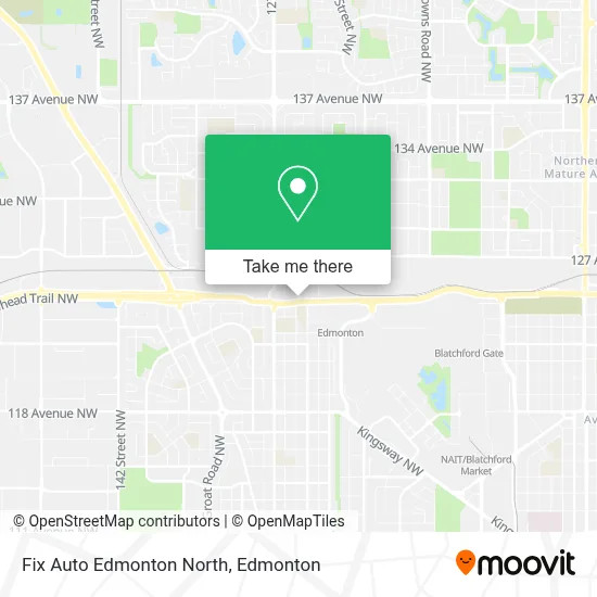 Fix Auto Edmonton North map