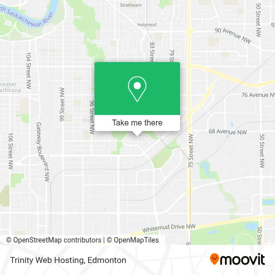 Trinity Web Hosting map