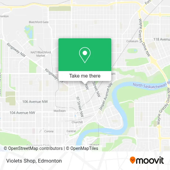 Violets Shop map