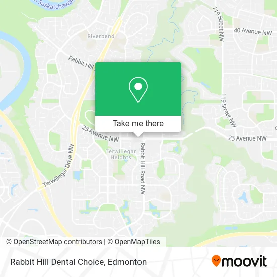 Rabbit Hill Dental Choice map