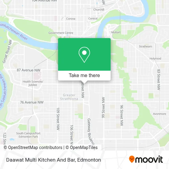 Daawat Multi Kitchen And Bar map