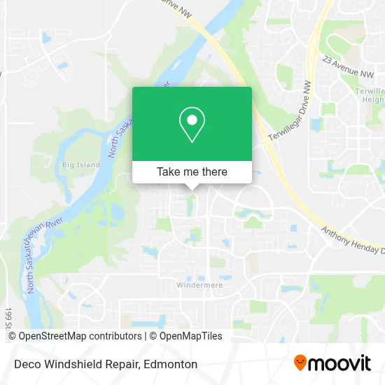 Deco Windshield Repair map
