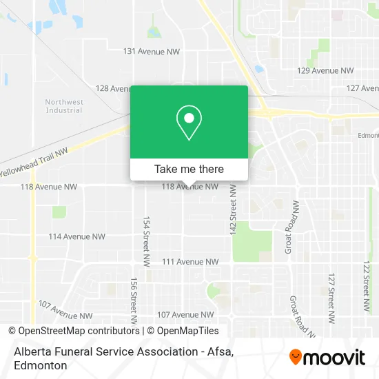 Alberta Funeral Service Association - Afsa map
